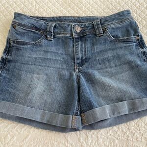 Women’s Chip & Pepper Malibu Midrise Blue Jeans Denim Shorts 27